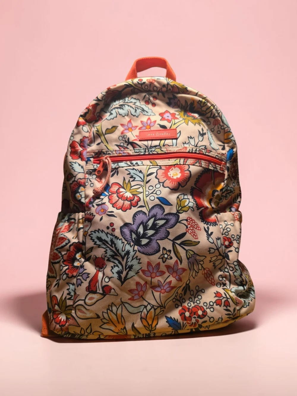 Vera Bradley Floral Print Backpack - Pink, Purple, Yellow